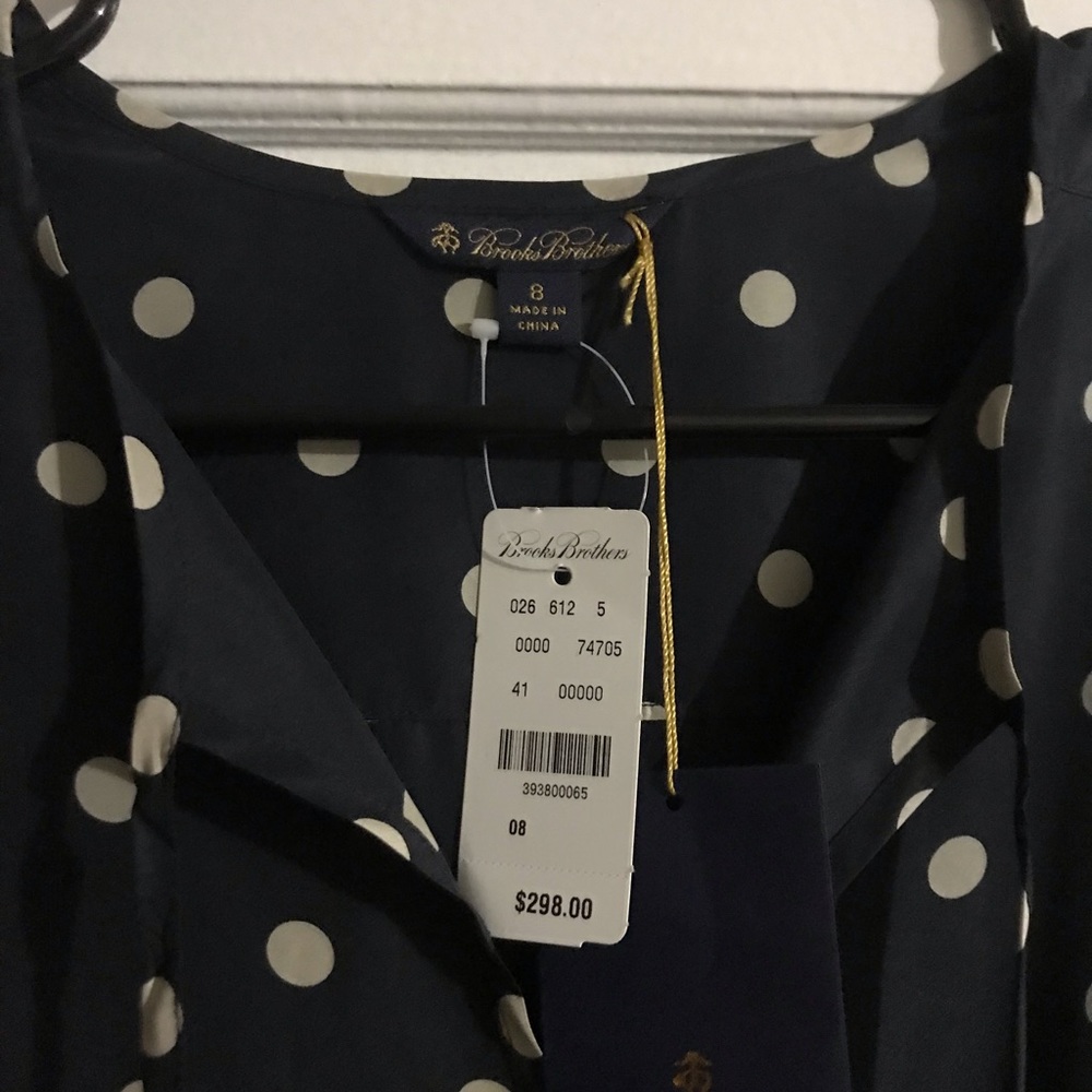 Brooks Brothers Size 8 Navy Dress. New w/ tags.